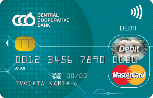 Безконтактна дебитна карта Debit Mastercard