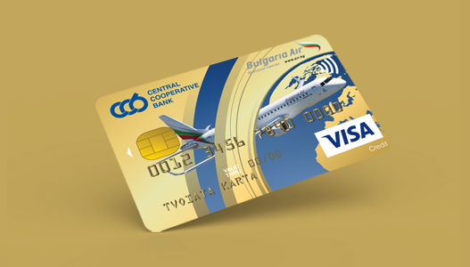 Ко-брандирана Visa Gold CCB-Bulgaria Air 